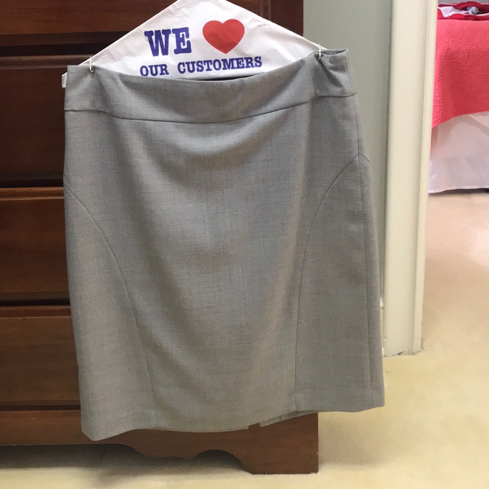 Banana republic grey pencil skirt 12